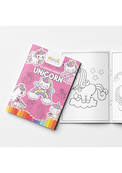 İlk Boyama Kitabım - Unicorn