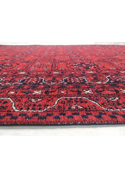 Buharı Bhr 02 Red Afgan / Yağcıbedir Desenli Hav Toz Vermez Yıkanabilir Kaymaz İnce Dokuma Halı Kırmızı - Lacivert Buharı Bhr 02 Red Afgan / Yağcıbedir Desenli Hav Toz Vermez Yıkanabilir Kaymaz İnce Dokuma Halı Kırmızı - Lacivert