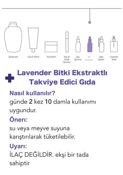 Ae Lavender Bitki Ekstraktlı Takviye Edici Gıda