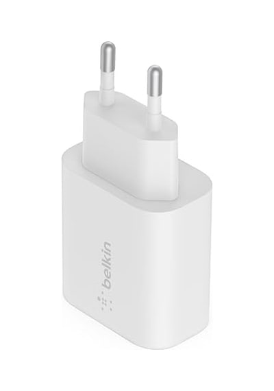 Belkin Boostcharge Pps İle 25w Duvar Şarj Cihazı Usb-c Güç Dağıtımı, Apple iPhone Uyumlu, Samsung, Samsung Galaxy Uyumlu Tab, Apple İpad Uyumlu Vb. İçin Hızlı Şarj, Usb-c - Usb-c Kablosu Dahil Belkin Boostcharge Pps İle 25w Duvar Şarj Cihazı Usb-c Güç Dağıtımı, Apple iPhone Uyumlu, Samsung, Samsung Galaxy Uyumlu Tab, Apple İpad Uyumlu Vb. İçin Hızlı Şarj, Usb-c - Usb-c Kablosu Dahil