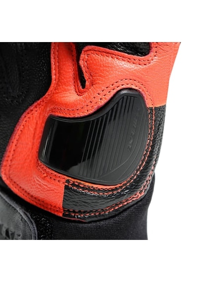 Dainese X-ride Deri Motosiklet Eldiven Kırmızı - Siyah