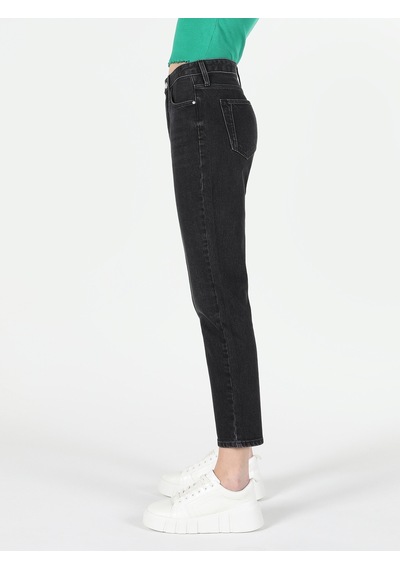Colin's 891 Maya Slim Fit Orta Bel Daralan Paça Siyah Kadın Pantolon CL1062508_Q1.V1_DN42392