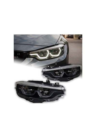 Autogp Bmw F32 F33 F36 Ön Far Lambası Ledi Lci Model Adaptif Görünüm 2013 / 2016 1