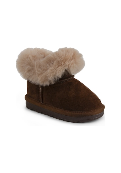 Buckhead Kız Çocuk Kürklü Bot Buck3062 Brown Bugy Func Kahverengi