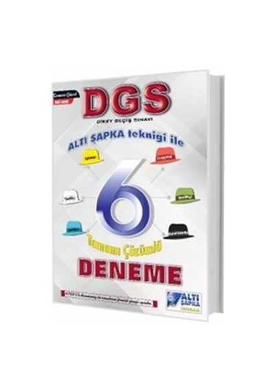 Dgs Altışapka Tekniği İle 6 Tamamı Çözümlü Deneme / Kolektif