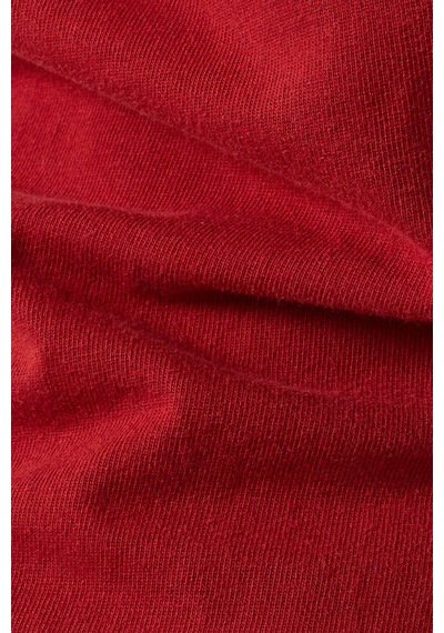Banana Cici Eero Cinched T-shirt - Beyaz - Pamuklu Premium Kumaş İle Şık Tasarım Kırmızı