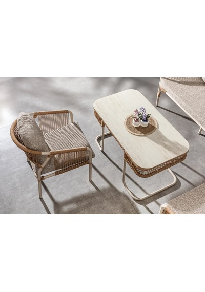 Martin Mini Bahçe Balkon Oturma Grubu Antrasit