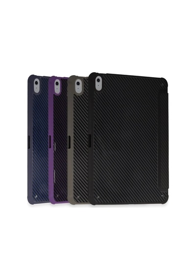 İpad Uyumlu  Pro 11 2024 Kılıf Color Karbon Tablet Kılıfı - Siyah