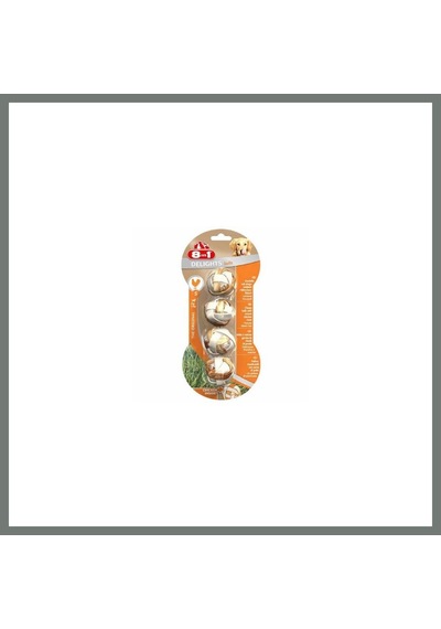 8in1 Delights Bones Tavuklu Örme Top Kemik Köpek Ödülü Small 36 Gr Mmbz