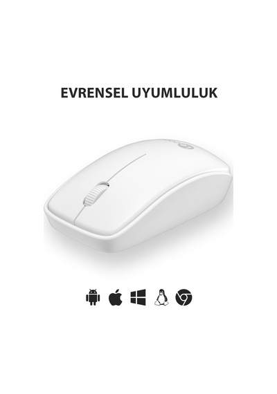 Lecoo WS208 Kablosuz 1200 DPI 3 Tuşlu Sessiz USB Mini Alıcılı Optik Mouse