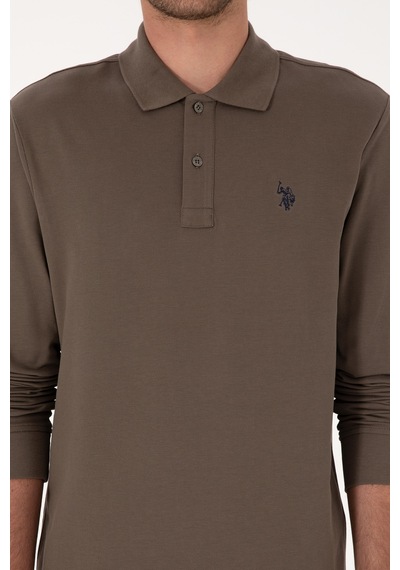U.s. Polo Assn. Erkek Vizon Sweatshirt 50307688-vr052 Vizon