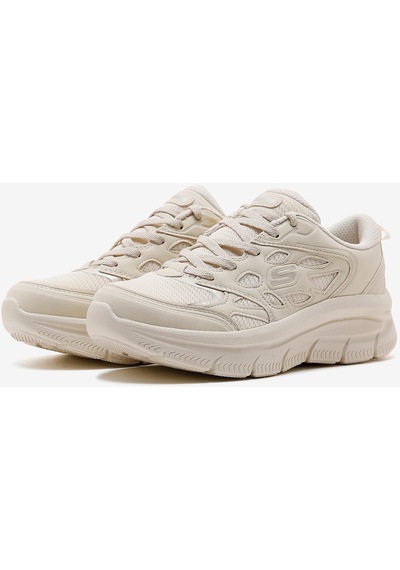 Skechers Modern D'Lux Kadın Beyaz Sneakers 158584 Ofwt Beyaz