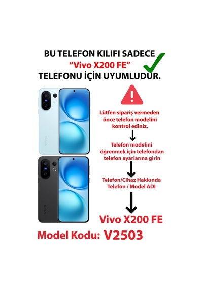 Vivo X200 Fe Uyumlu Everything İs Fine Baskılı Silikon Kılıf