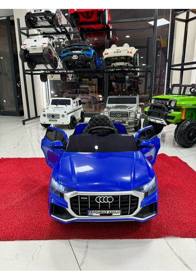 Poyraz Akülü Tabletli Audi Q5 Akülü Araba 12v 0-6 Yaş Özelplaka Lacivert
