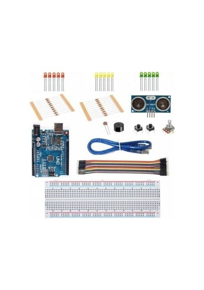 Arduino Uno 65 Parça Başlangıç Seti Malzeme Kutulu