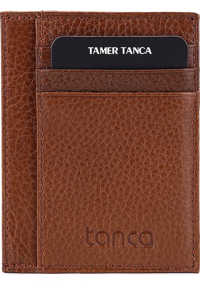 Tamer Tanca Erkek Hakiki Deri Taba Cüzdan 907 1092 Erk Czdn Sk25-26 Taba Fltr Taba