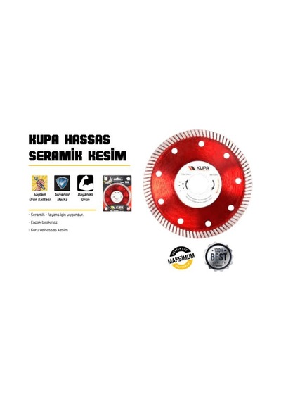 Kupa Hassas Seramik Kesici Testere - 115 MM. - Granit Kesici