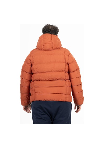 Maraton Sportswear Büyük Beden Erkek Kapşonlu Uzun Kol Basic Kiremit Mont 21391-kiremit Kiremit