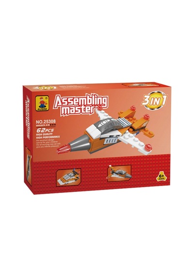 Ausini Assembling Master 3 İn 1 62 Parça Hava Araçları