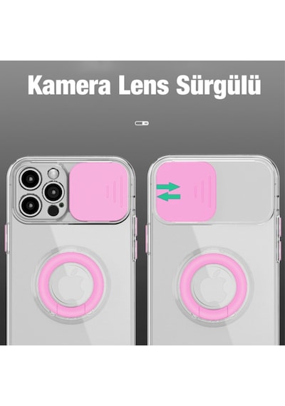 Ally Apple Uyumlu iPhone 11 Pro 5.8Inç Kilif Sürgülü Kamera Lens Korumali Yüz 124794915 - Renk / Siyah