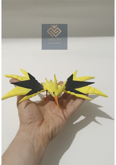 Pokemon Efsanevi Tür Zapdos Figür 25 Cm Hareketli