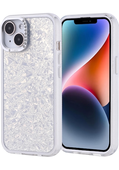 Teleplus Apple Uyumlu iPhone 13 Kılıf Kapi Diamod Taş Desenli Kapak