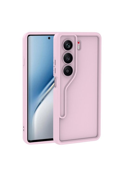 Tecno Camon 40 4g Kılıf Kamera Korumalı Kalın Silikon Üstün Koruma Novatech Pembe