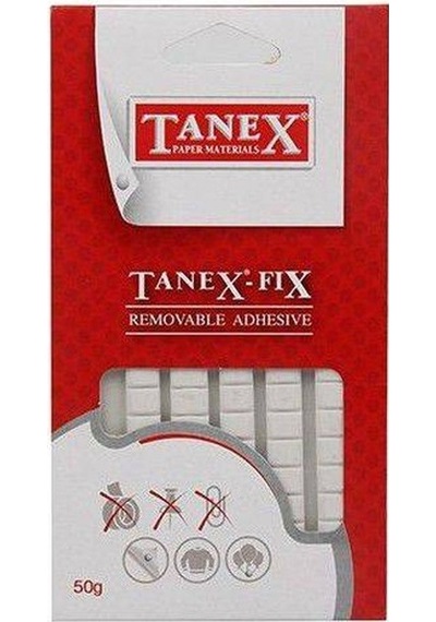 Tanex Hamur Yapıştırıcı Fıx 50 Gr Beyaz Tfıx001050 24 Adet 1 Kutu