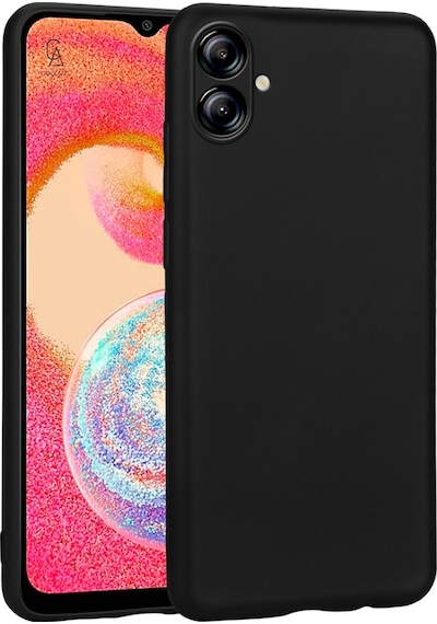 Samsung Galaxy A07 İle Uyumlu Kılıf Soft Yumuşak Telefon Kılıfı Ve Temperli Cam Ekran Koruyucu Siyah