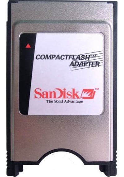 Sandisk 1 GB CF Kart Compact Flash + Pcmcia CF Adaptör Sandisk 1 GB CF Kart Compact Flash + Pcmcia CF Adaptör
