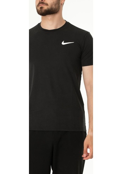 Nike Ef-4793 Erkek Tencel Polyester T-shirt Siyah