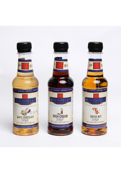 Simonelli Kahve Ve Kokteyl Şurubu Toffenut, Irish Cream Ve Beyaz Çikolata Aromalı 700 Ml Pompa Diğer