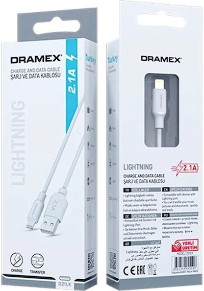 D21lk İphone Usb Lıghtnıng 2.1a Şarj - Data Kablosu 1mt 44dex34