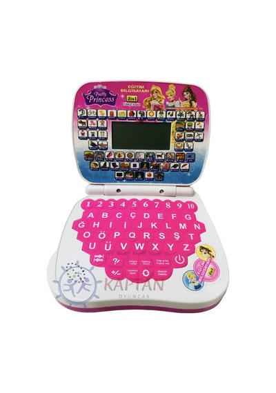 Oyuncak Laptop Bilgisayar Türkçe İngilizce Konuşan Eğitici