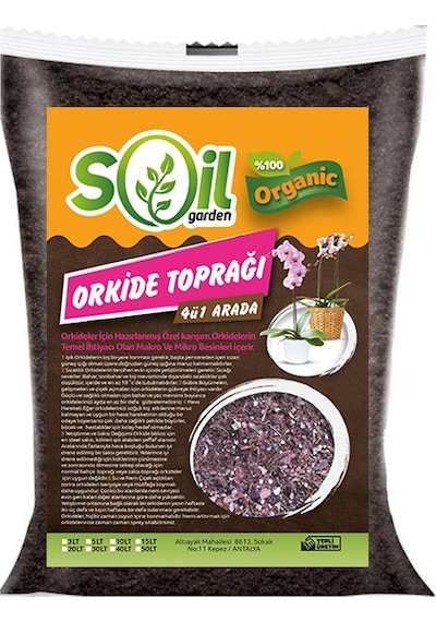 Soil Garden Orkide Toprağı Zenginleştirilmiş 10 L