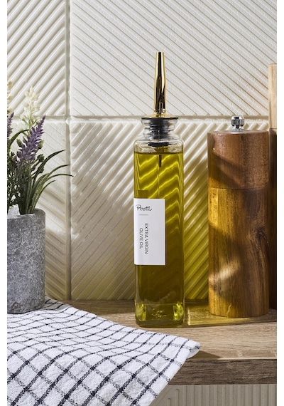 Molivet Gold Kapak 350ml Cam Yağdanlık-sosluk-sirkelik