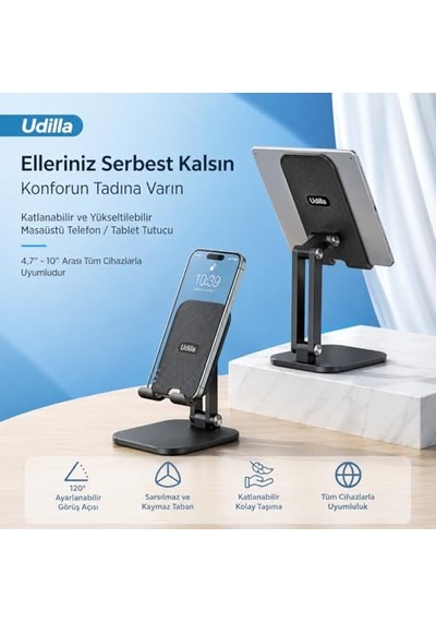 Telefon Ve Tablet Tutucu Siyah Diğer