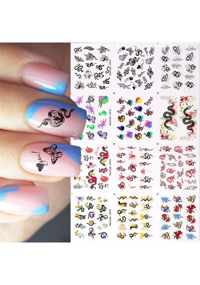 Su Transferli Nail Art Sticker D010 52377-2