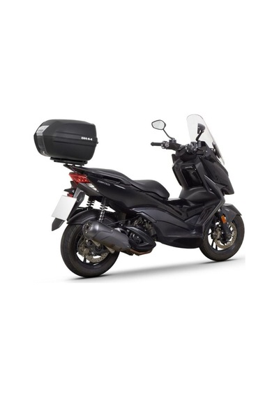 Motosiklet Arka Çanta Sh-44 Litre Karbon Desen Scooter Motor Tur Çantası Siyah 44 Lt Çok Renkli