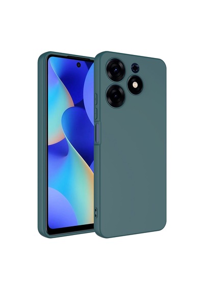 Nourthkiingdom Tecno Spark 10 Pro Kılıf Nrtk Mara Lansman Kapak - Koyu Yeşil Koyu Yeşil