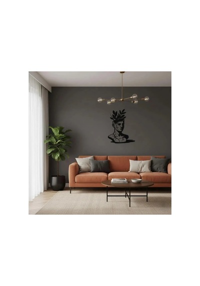 Filizlenen Zihin Metal Duvar Tablosu - Metal Duvar Sanatı - Krom - 21 X 30 Cm