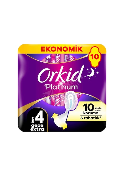5 Adet Orkid Ultra Platinum Ekonomik Gece Ekstra Hijyenik Ped 10'lu