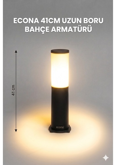 41 Cm Bahçe Yol Aydınlatma, Set Üstü, Duvar Armatürü, Çim,yürüyüş Yolu Aplik,dekoratif Armatür Ampul Hariç