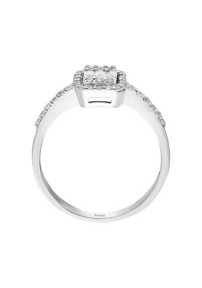 Sirius F Renk 0,40 Karat Baget Pırlanta Yüzük 0817R0244