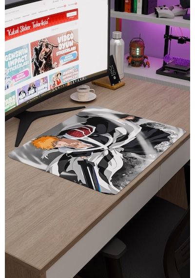 Bleach Anime V1 - 48x40 Xl Gaming Kauçuk Kaymaz Taban Mouse Pad Fare Altlığı
