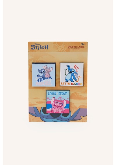 Defacto Disney Lilo & Stitch 3lü Lisanslı Şapka Sticker G1301a8nskr1 3
