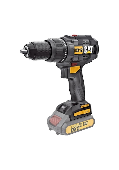 Cat DX12B 18Volt Kömürsüz Profesyonel Şarjlı Darbeli Matkap  (Akü Dahil Değildir)