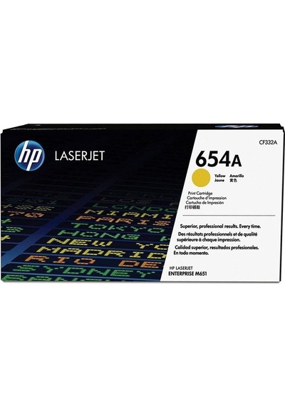 Hp 654A-Cf332A Sarı Toner.M651Dn
