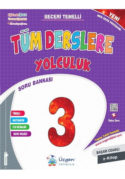 3.sınıf - Üçgen Süper Üçlü Tüm Dersler + Oku Anla + Problemler+hediye Fen Bilgisi