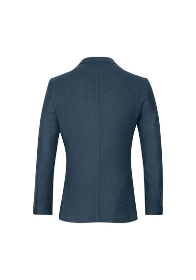 Hatemoğlu Lacivert Slim Fit Mono Yaka Casual Ceket